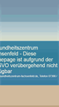 Mobile Screenshot of gesundheitszentrum-fachsenfeld.de
